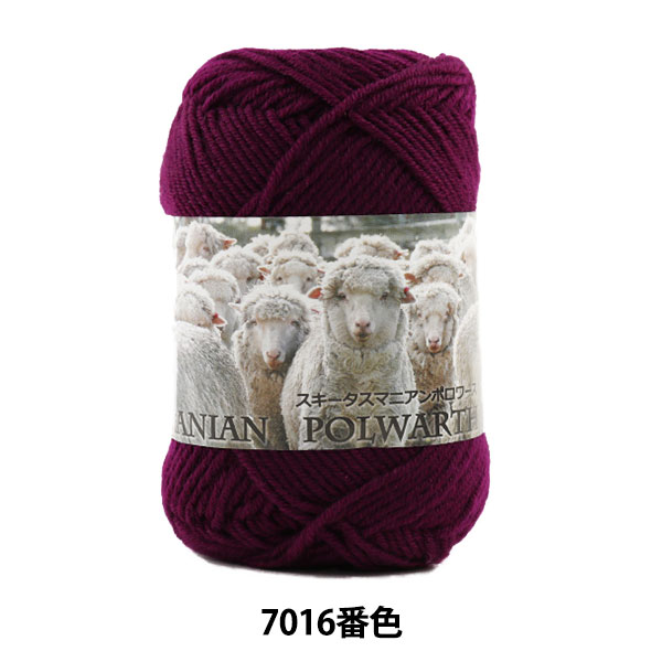 秋冬毛糸 『SKI TASMANIAN POLWARTH (スキータスマニアンポロワーズ) 7016番色』 SKIYARN スキーヤーン