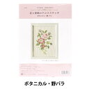 【スーパーSALE】 刺しゅうキット 『戸塚刺しゅう 花と果物のクロスステッチ ボタニカル・野バラ 803』