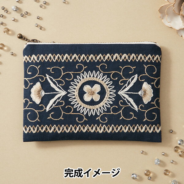 刺しゅうキット 『アラベスク ネイビー 577』 戸塚刺しゅう