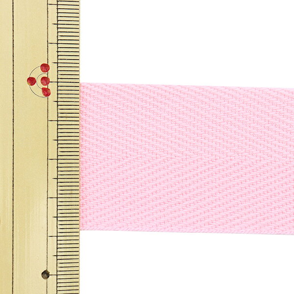 【数量5から】 手芸テープ 『杉綾テープ 幅3.8cm #502 ピンク』 yuzawaya-10193450 ユザワヤ サンプル画像2