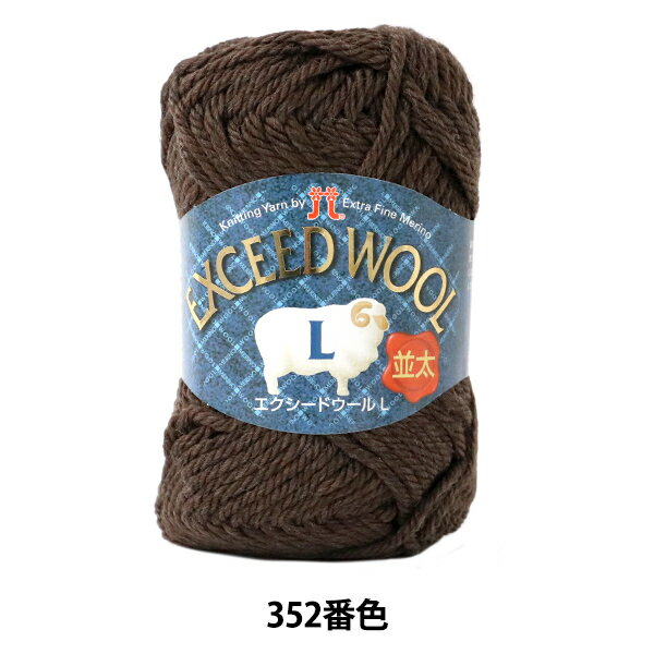 秋冬毛糸 『EXCEED WOOL L (エクシードウール並太) 352番色』 Hamanaka ハマナカ