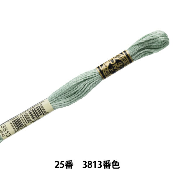刺しゅう糸 『DMC 25番刺繍糸 3813番色』 DMC ディーエムシー 世界中で愛されているDMCの25番糸。500色の豊富なカラーバリエーション、そして輝くような艶を保ち、古くからDMC独自技法によって生み出されています。 世界中で愛されているDMCの25番糸。500色の豊富なカラーバリエーション。 DMC25番糸は最高級の100%長繊維エジプト綿で作られるその品質は高く評価されています。 古くからDMC独自技法によって生み出された刺しゅう糸はとても柔らかく、二重シルケット加工を施すことにより、輝くような艶を保ちます。 分けやすい6本撚りの25番糸、100%の染色堅牢度で色落ち耐性があります。 [DMC刺繍糸DMC DMC刺しゅう糸DMC #25 25番手 117#25] ◆長さ:1カセ8.7ヤード(約8m) ◆素材:綿100%(長繊維エジプト綿) ◆フランス製 ※モニターによって実物のお色と若干異なる場合がございます。 【手芸用品・毛糸・生地の専門店 ユザワヤ】