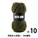 【10玉セット】毛糸 『QUEEN ANNY(クイーンアニー) 945番色』 Puppy パピー【まとめ買い・大口】