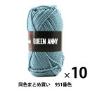 【10玉セット】毛糸 『QUEEN ANNY(クイーンアニー) 951番色』 Puppy パピー【まとめ買い・大口】