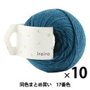 【10玉セット】毛糸 『iroiro(いろいろ) 17番色 夜空』 DARUMA ダルマ 横田【まとめ買い・大口】