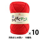 【10玉セット】毛糸 『わんぱくデニス 10番色』 Hamanaka ハマナカ【まとめ買い・大口】