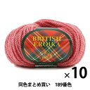 【10玉セット】毛糸 『BRITISH EROIKA(ブリティッシュエロイカ) 189番色』 Puppy パピー【まとめ買い・大口】