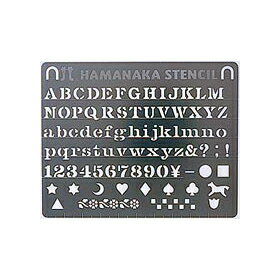 楽天市場 お名前ラベルシール お名前ステンシル アルファベット 数字 S 58 Hamanaka ハマナカ ユザワヤ