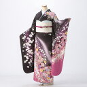 【中古】【購入品】振袖 フルセット Mサイズ 古典柄 茶系 成人式 リユース 状態:S 販売 結婚式 卒業式 結納 着物 96458