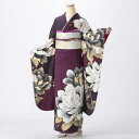 【レンタル】【成人式】振袖 フルセット Lサイズ ブランド 紫系 結婚式 卒業式 結納 レンタル着物 26825