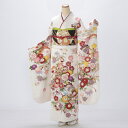 【中古】【購入品】振袖 フルセット Mサイズ 古典柄 白・グレー系 成人式 リユース 状態:A 販売 振袖フルセット 美品 結婚式 卒業式 結納 80137