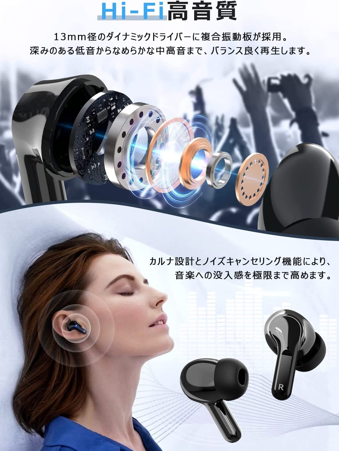 【業界革新版 プロレベル bluetooth イヤホン 】 Gloworm ワイヤレスイヤホン bluetooth ブルートゥース イヤホン LEDディスプレイ表示 ぶるーとぅーすイヤホン イヤフォン ヘッドセット Type‐C急速充電 イヤホン単体8時間再生 合計40時間連続再生 自動ペアリング記憶