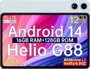 12インチ タブレット TECLAST T60 Plus 90Hz高リフレッシュレート、Android14 タブレット Helio G88オクタコア CPU、Widevine L1対応 タブレット 2K IPS画面 2000*1200 解像度 16GB+128GB+1TB TF拡張、SIMフリー タブレット 4G LTE 5G Wi-Fi、ゲームタブレット