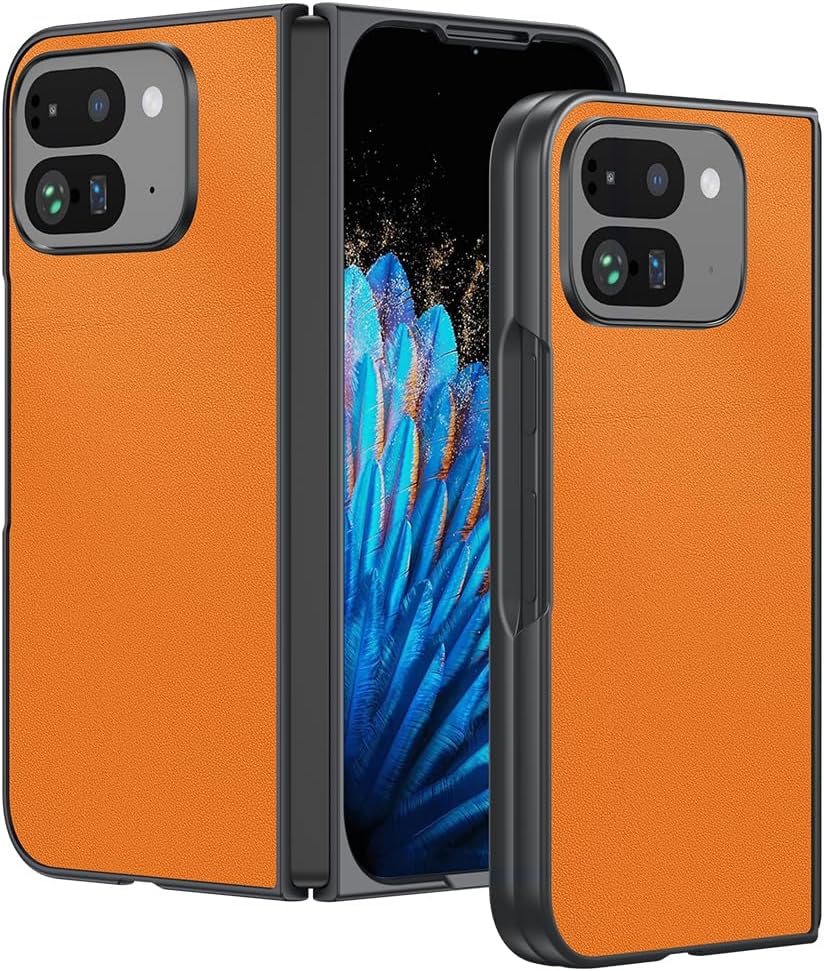 Rakuten - 「着後レビューで特典」 Google Pixel 9 Pro Fold レザーケース 本革に近い質感 軽量カバー グーグル ピクセル9 プロ フォールド カバー スマホ 保護カバー グーグルピクセル9pro Fold スマホケース アクセサリー 折り畳み式 レンズ保護カバー