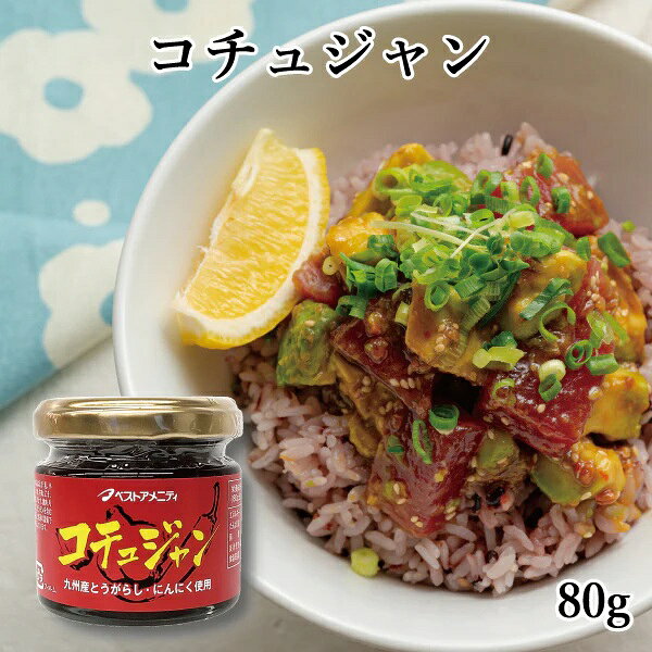 コチュジャン 80g 九州産唐辛子 にんにく 唐辛子みそ 万能調味料 中華 味噌 辛味噌