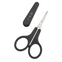 貝印(KAI CORPORATION) オシャレハサミ 鼻毛ハサミ 黒 1個 (x 1)