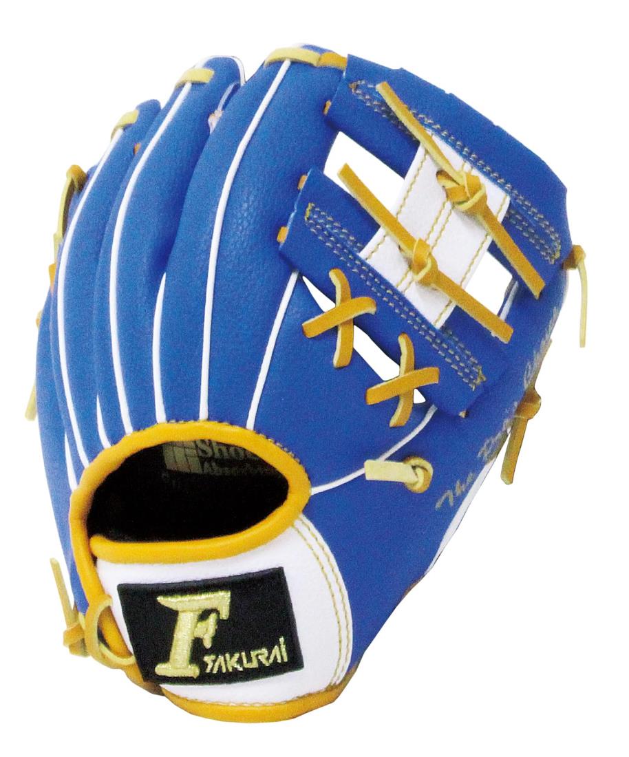 ファルコン 幼児用軟式グラブLH(右投げ) FG-1022 ブルー×ホワイト SS