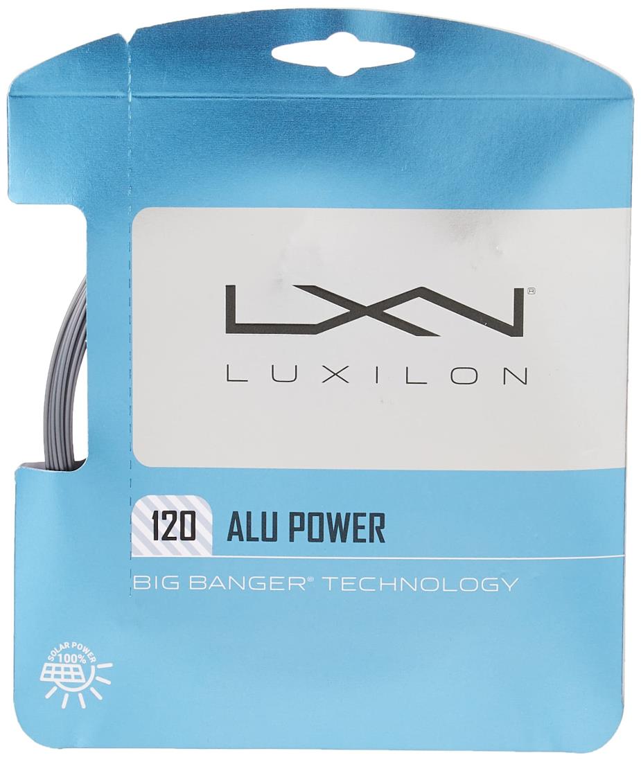 LUXILON(ルキシロン) テニス ストリング ガット ALU POWER FEEL(アルパワー フィール 120) 単張り シルバー WRZ998800