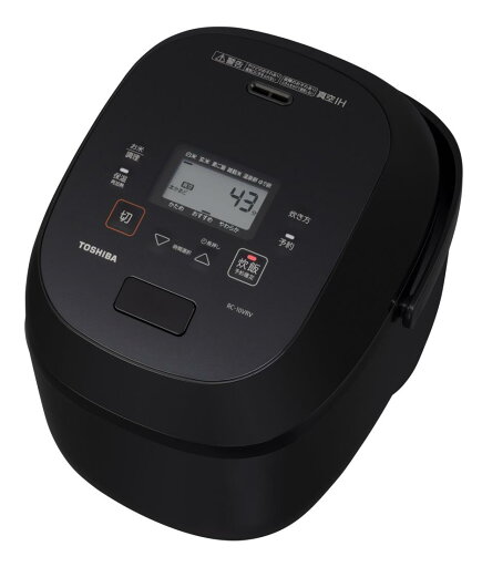 TOSHIBA(東芝) 炊飯器 5.5合 真空IH rice cooker 日本製 保温白米40時間 RC-10VRV(K) グランブラック 炎匠炊き TOSHIBA(東芝) 炊飯器 5.5合 真空IH rice cooker 日本製 保温白米40時間 RC-10VRV(K) グランブラック 炎匠炊き