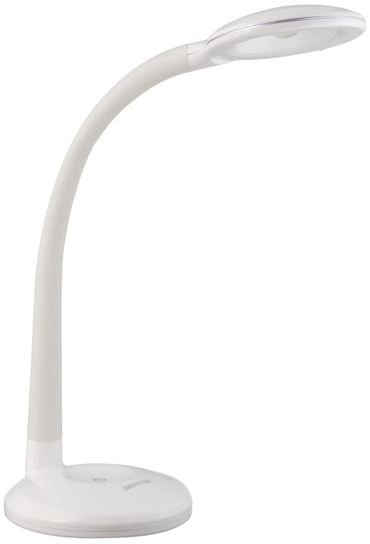 GENTOS(ジェントス) LEDデスクライト 目にやさしい 卓上 スタンドライト 520ルーメン ルミリオン ホワイト DK-R255WH
