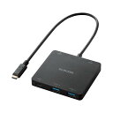 エレコム USB3.1 Type-C ハブ 3ポート(A×2/Type-C×1)+HDMI出力+PC充電用Type-C×1 バスパワー MacBook / iP...
