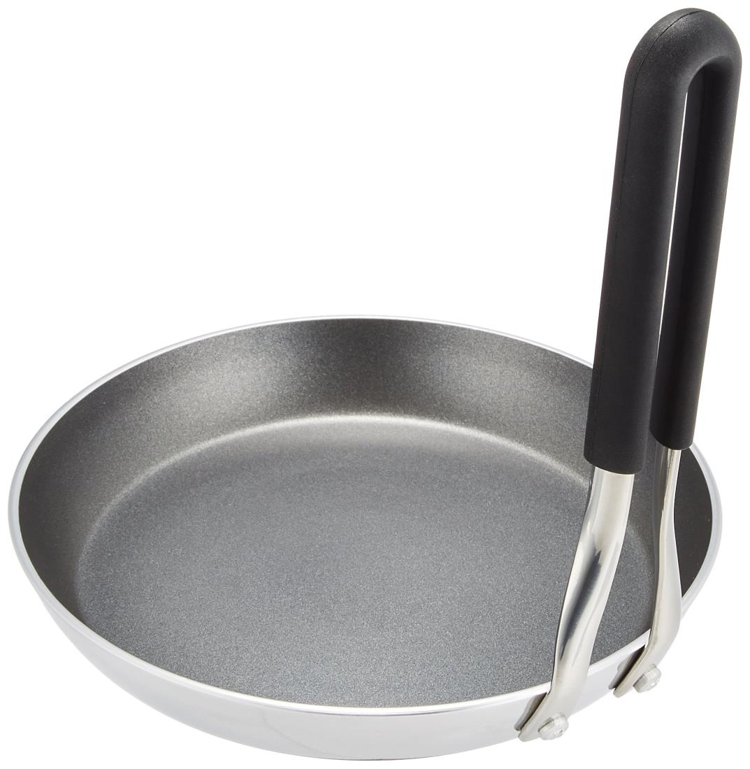 遠藤商事 TKG 親子鍋 アルミ製 こびりつきにくいテフロン加工 16.5cm IH対応 ハンドル縦型で熱くなりにくいシリコンコーティング 業務用 AOY3701