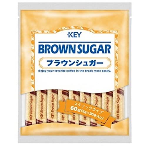 KEY COFFEE(キーコーヒー) ブラウンシュガー スティックタイプ (3g×20P)×30袋入