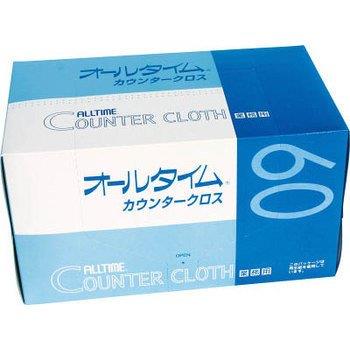 東京メディカル カウンタークロス FT300 厚手 日本製 業務用 抗菌 60枚 35×61 ホワイト 繰り返し使用 高吸収 テーブルダスター (ホワイト60枚)