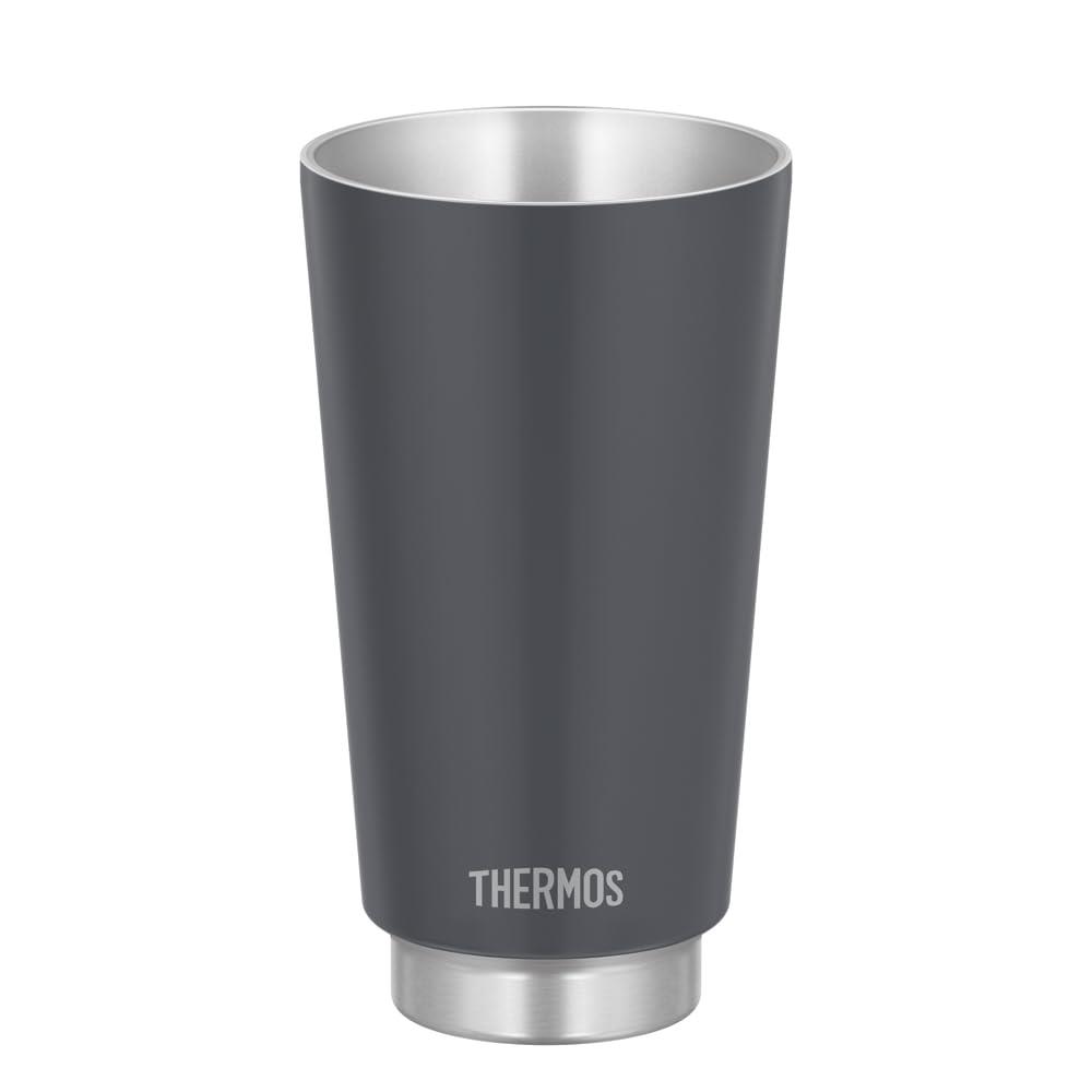 サーモス 真空断熱タンブラー 400ml ダークグレー JDV-400C DGY