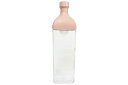 HARIO(ハリオ) カークボトル 1200ml スモーキー ピンク 樹脂製 縦横 ピッチャー 茶こし付き 日本製 KAB-120-SPR