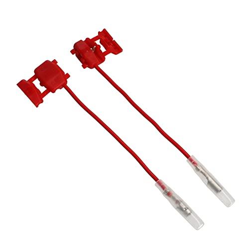 エーモン(amon) 電源取り出しコネクター(赤) DC12V110W以下/DC24V220W以下 2個入 E418