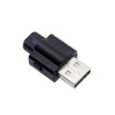 槌屋ヤック(Tsuchiya Yac) 車内用品 LEDイルミネーション アンビエント レインボー ミニ USBライト ブラック 11×19×34mm PF-379