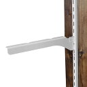 和気産業(Waki Sangyo) 1X4ピラシェル棚受 棚受け金具 白 1X4材 3枚用 右 ピラシェルシリーズ 棚板 壁面 収納 WPS021 1枚入