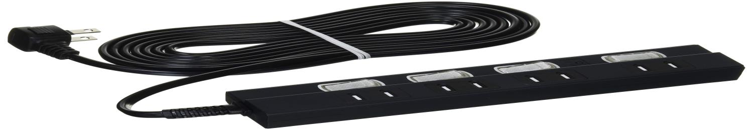 オーム(OHM) オーム電機 雷に強い節電タップ 4個口 3m 黒 品番00-6943 HS-TPK43PBT-K