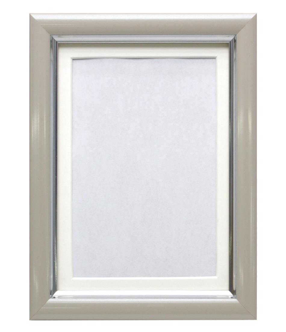 VANJOH フォトフレーム 葬儀用カラー額 L判 アイボリー VSC-L-IV 454223