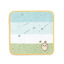 ちいかわ(Chiikawa) そよかぜ タオルハンカチ オレンジ うさぎ レース 無撚糸 41-1250080 約25×25cm