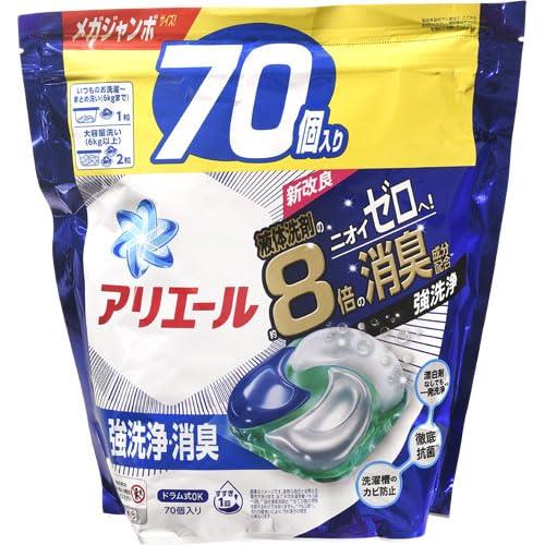 P＆G アリエールジェルボール4D メガJ 70個
