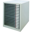 アイリスオーヤマ(IRIS OHYAMA) レターケース A4 超浅型16段 インデックスシール付 L-16SSR ライトグレー