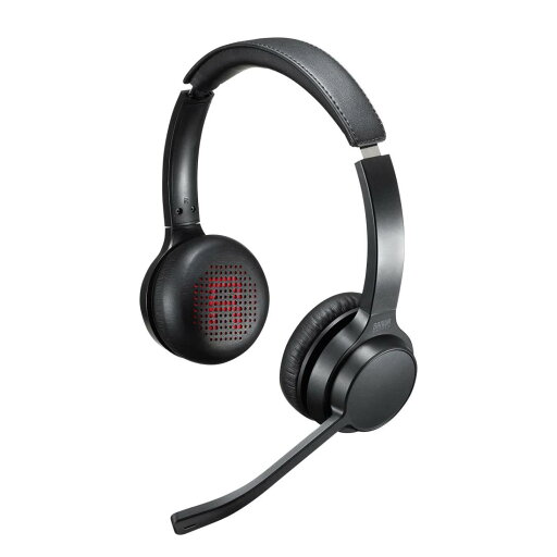 サンワサプライ Bluetoothヘッドセット(両耳タイプ・単一指向性) MM-BTSH62BK ブラック フリー サンワサプライ Bluetoothヘッドセット(両耳タイプ・単一指向性) MM-BTSH62BK ブラック フリー
