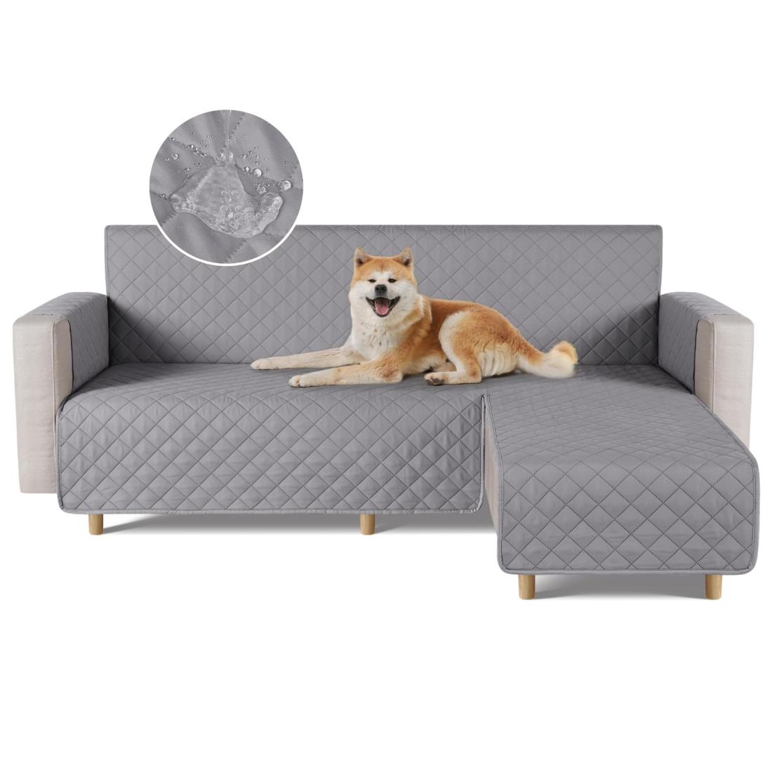 TAOCOCO 防水 カウチソファカバー フロアソファカバー コーナーソファカバー ソファーベッドカバー オ..