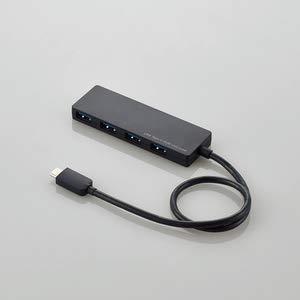 エレコム USB3.1(Gen1)HUB Type-C Aメス4ポート バスパワー 30cmケーブル ブラック U3HC-A430BBK エレコム USB3.1(Gen1)HUB Type-C Aメス4ポート バスパワー 30cmケーブル ブラック U3HC-A430BBK