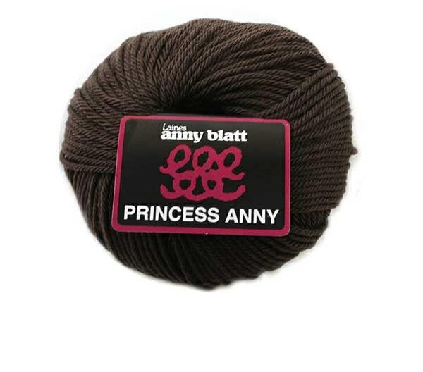 パピー プリンセスアニー 毛糸 合太 Col.561 ブラウン 系 40g 約112m 10000031