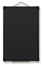 アスミックス(Asmix) アスカ プラ枠ブラックボード M BB038 黒板 チョーク マーカー マグネット トレー付き ブラック