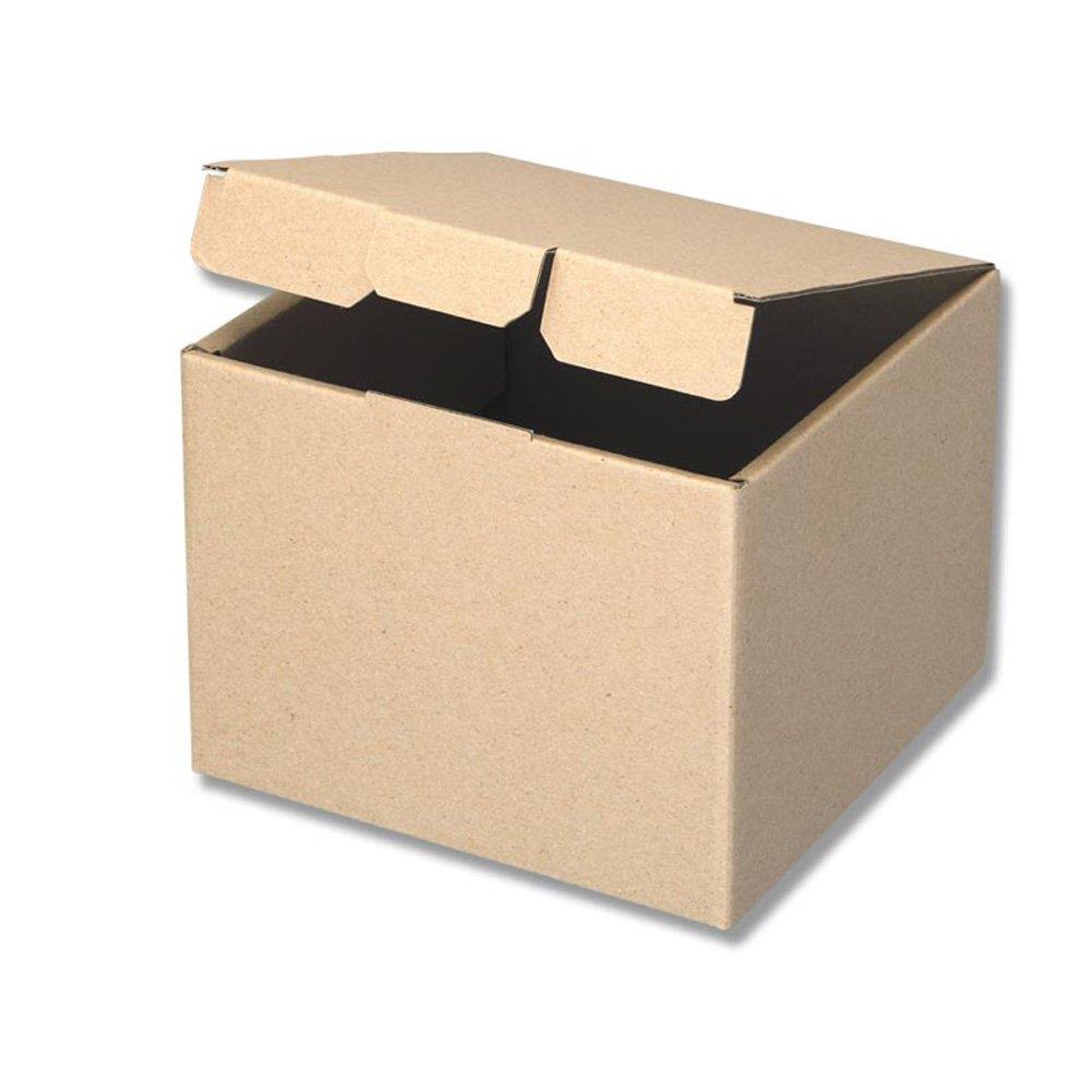 ヘイコー 箱 ダンボール ナチュラルボックス Z-109 12.5x12.5x9.5cm 10枚