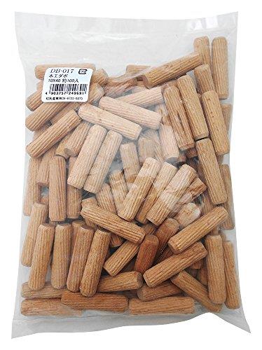 和気産業(Waki Sangyo) 木工ダボ 約100個 10×40mm DB-017