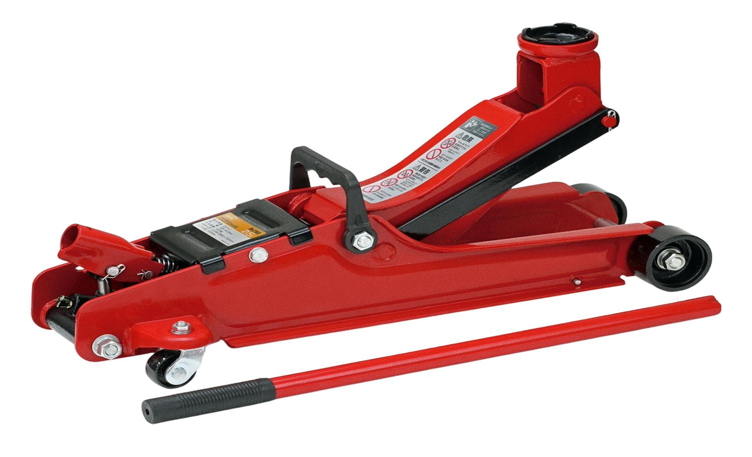 BAL(大橋産業) 自動車 工具 油圧式 フロアジャッキ 2.5トン スローダウン 軽自動車 小型車 普通車 ミニバン No.2103