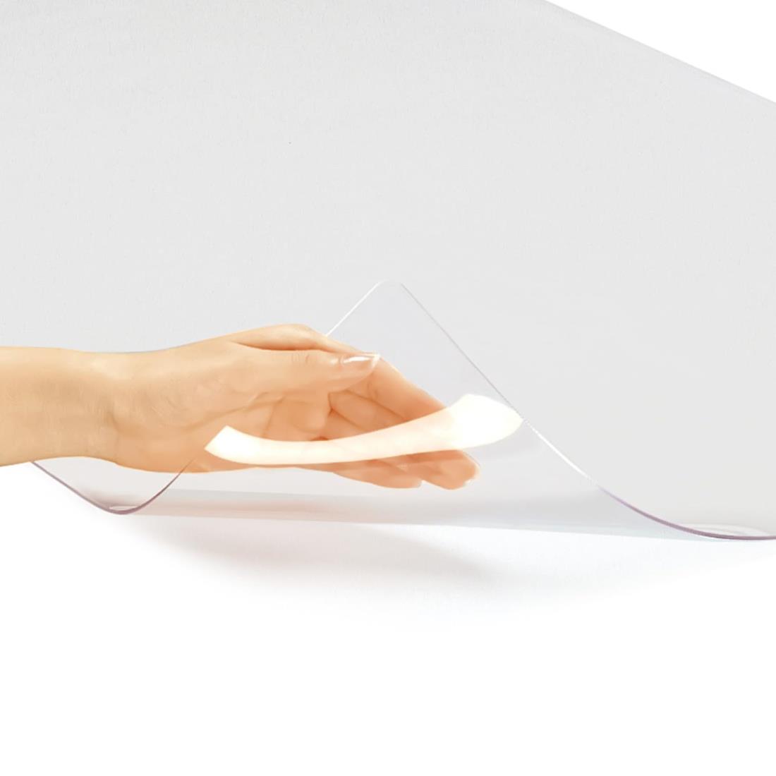 プラス デスクマット 片面非転写 光沢 厚手 1590×790mm 40-941