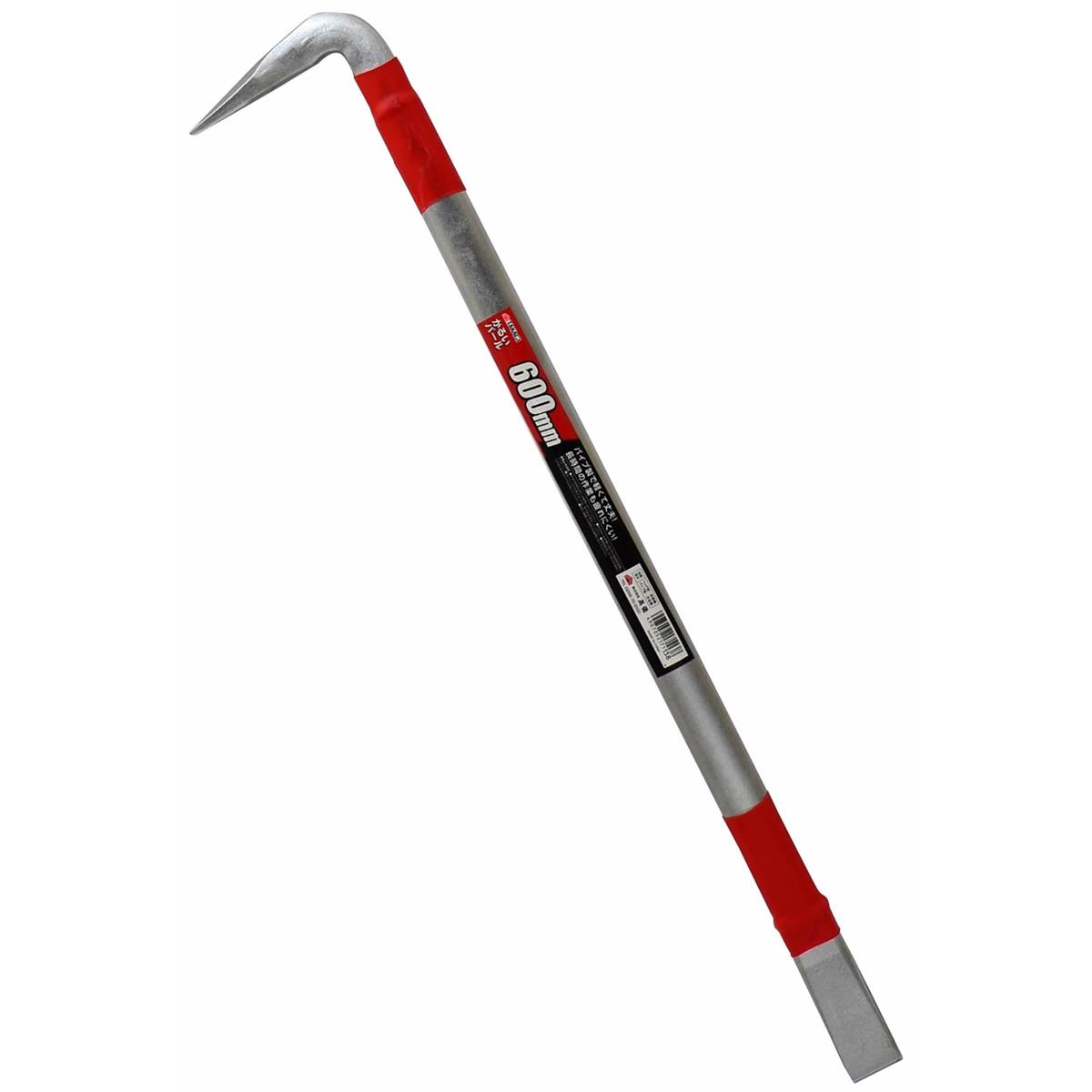 高儀(Takagi) TAKAGI かるいバール 600mm 釘抜き てこ作業 解体 重量物持ち上げ パイプ製 軽くて丈夫 ..