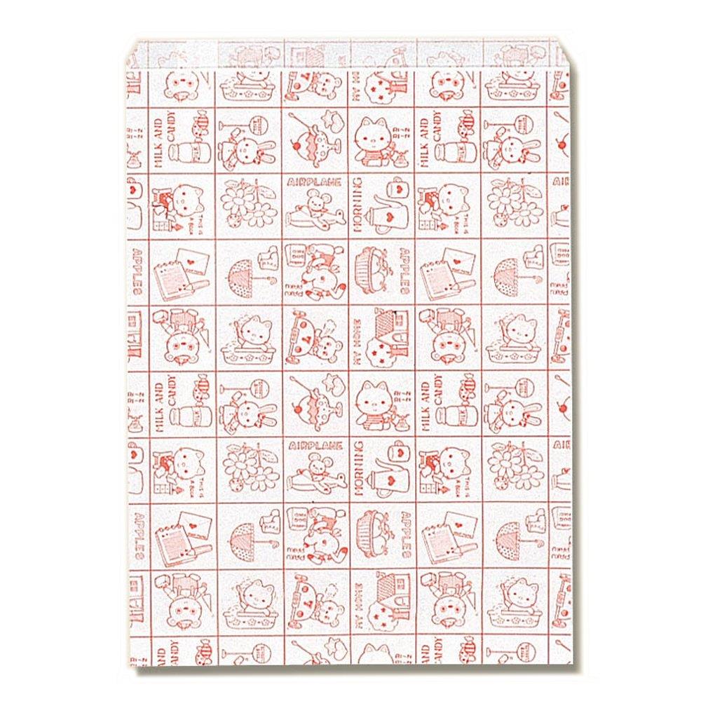 ヘイコー 紙袋 柄小袋 ベロあり R-20 マイホーム 21.5x29cm 200枚