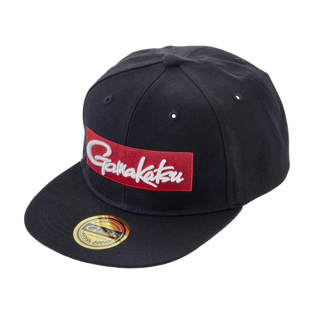 がまかつ(Gamakatsu) G フラットブリムフィッシングキャップ GM9105 ブラック/レッド L